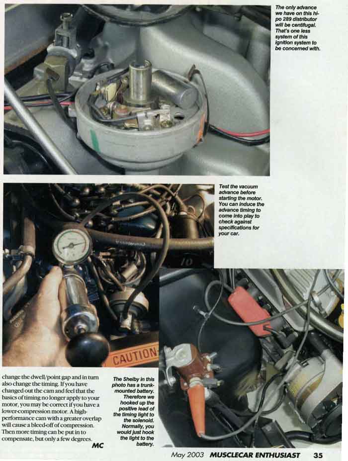 There's More to Ignition Timing Than Simply Twisting a Distributor Page 6