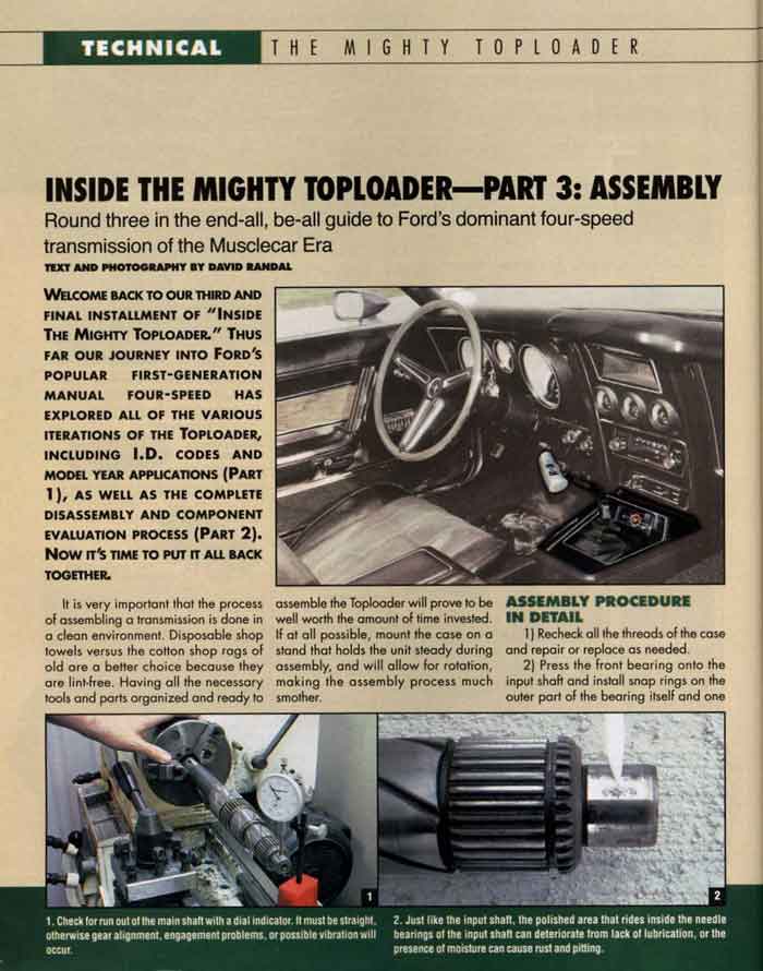 Inside The Mighty Toploader Part 3: Inspection & Evaluation Page 1