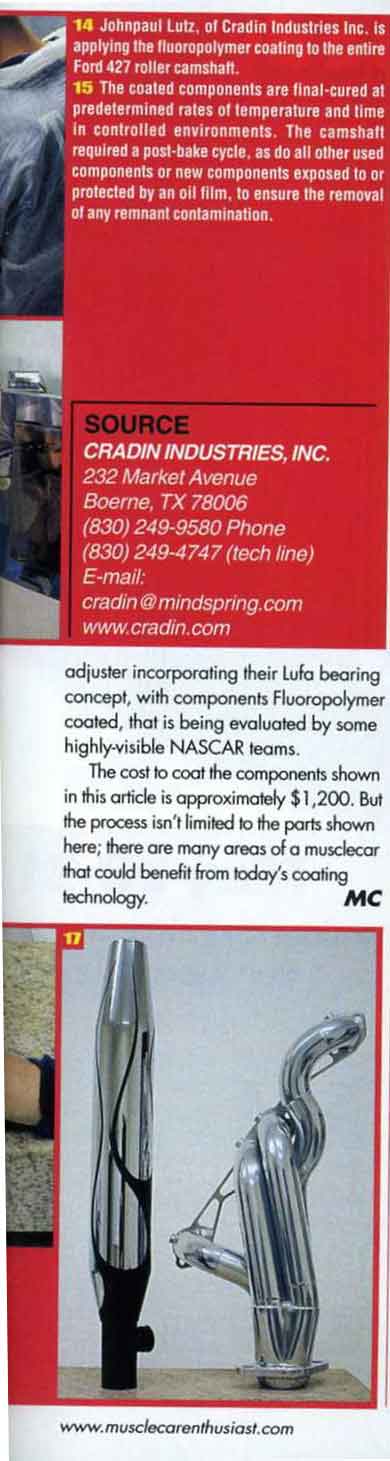 Applying High-performance Coatings to a legendary
              Musclecar Powerplant Page 6