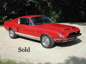 1968 GT 500 Shelby Mustang Fastback